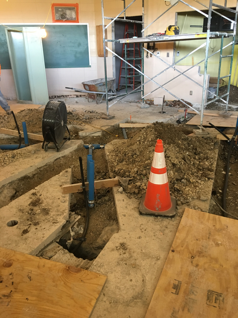 Herington High School renovations- Summer 2019